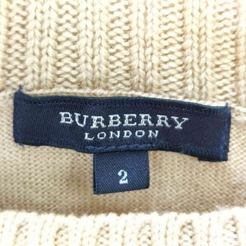 バーバリーロンドン BURBERRY LONDON ボーダー柄 クルーネックニット レディース JPN:2