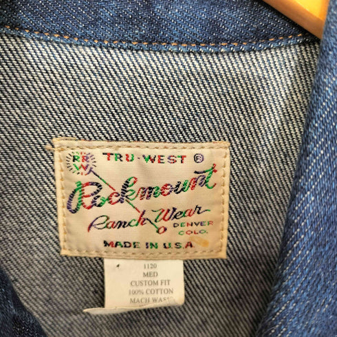 ロックマウント ROCK MOUNT USA製 ウエスタンデニムジャケット メンズ JPN:M