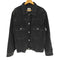 ザラ ZARA サイドアジャスター ブラック デニムジャケット メンズ import:XL
