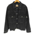 ザラ ZARA サイドアジャスター ブラック デニムジャケット メンズ import:XL