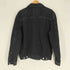 ザラ ZARA サイドアジャスター ブラック デニムジャケット メンズ import:XL