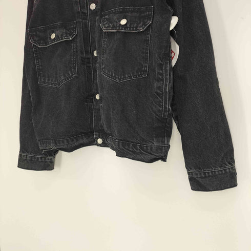 ザラ ZARA サイドアジャスター ブラック デニムジャケット メンズ import:XL