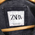 ザラ ZARA サイドアジャスター ブラック デニムジャケット メンズ import:XL