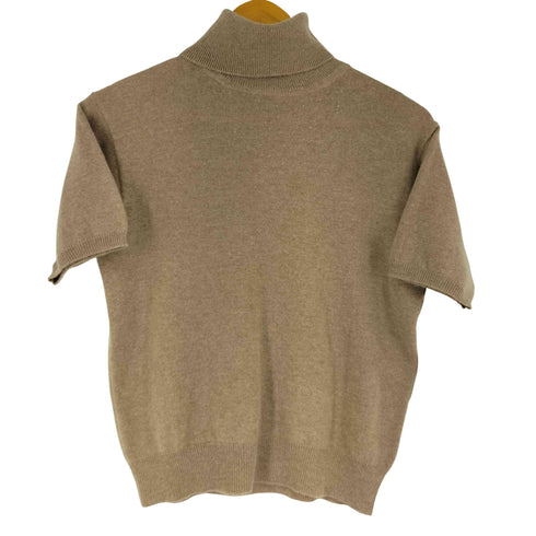 DORFIT カシミヤ100% タートルネック S/S ニット レディース JPN:M