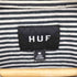 ハフ HUF フロントロゴ刺繍 モックネック ボーダー S/S カットソー レディース JPN:M