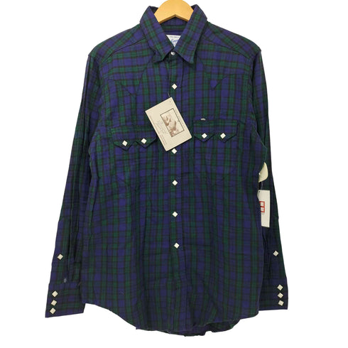 ロックマウント ROCK MOUNT USA製 ウエスタンシャツ メンズ 15.5×33.5