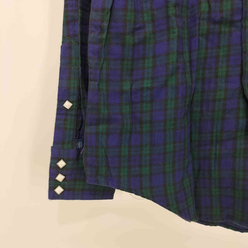 ロックマウント ROCK MOUNT USA製 ウエスタンシャツ メンズ 15.5×33.5