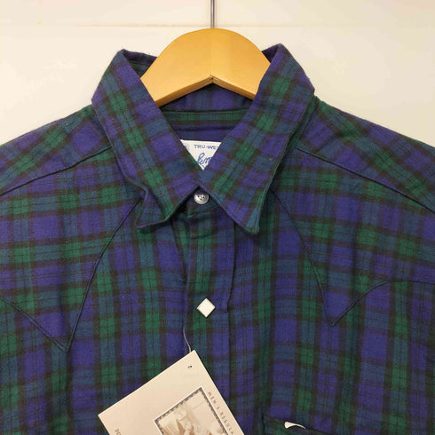 ロックマウント ROCK MOUNT USA製 ウエスタンシャツ メンズ 15.5×33.5