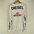 ディーゼル DIESEL NO SMOKINGプリントL/S Tシャツ メンズ XL