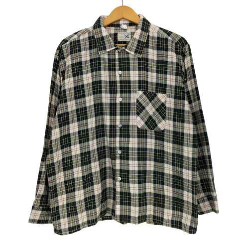 WESTERN FIELD コットンポリ 長袖チェックシャツ メンズ import:XL