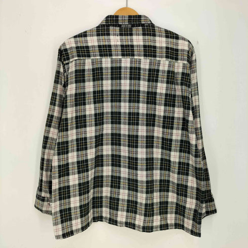 WESTERN FIELD コットンポリ 長袖チェックシャツ メンズ import:XL