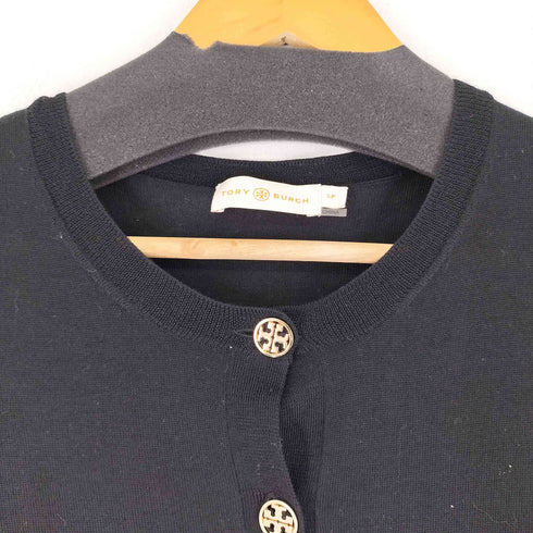 トリーバーチ TORY BURCH 金ボタン ウールカーディガン レディース JPN:S