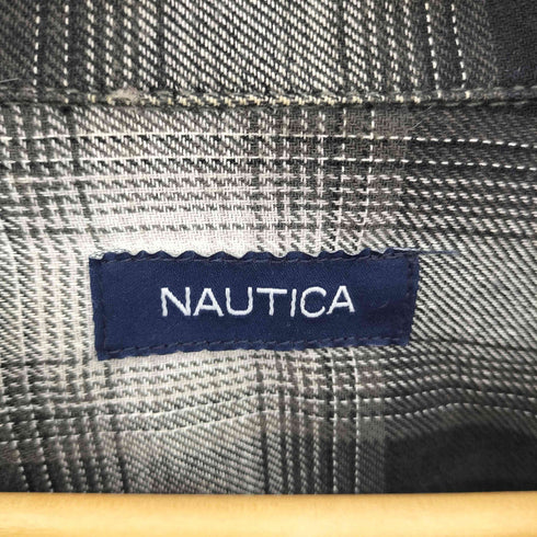 ノーティカ NAUTICA L/S オンブレーチェックシャツ メンズ import:M