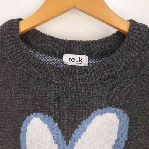 ジュンレッド JUNRed re-k デイジージャガードニットプルオーバー レディース JPN:M