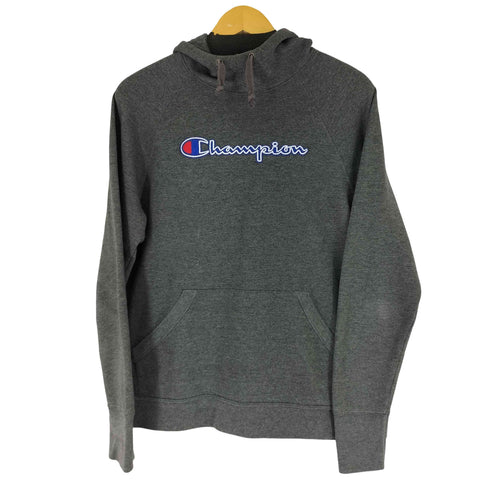 チャンピオン Champion 90S ロゴ刺繍 プルオーバーパーカー メンズ L