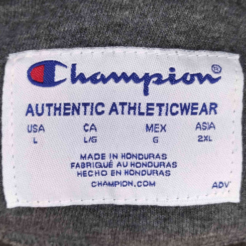 チャンピオン Champion 90S ロゴ刺繍 プルオーバーパーカー メンズ L