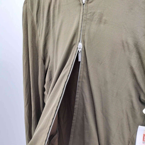 ブラックバイマウジー BLACK by moussy 00s Y2K レーヨンナイロン ダブルジップ ジップアップパーカー レディース JPN:2