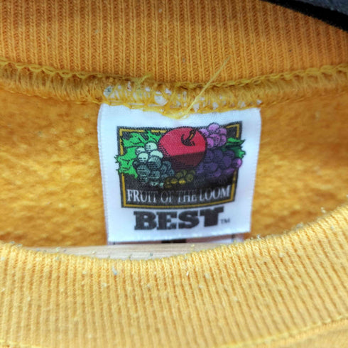 フルーツオブザルーム FRUIT OF THE LOOM 90S USA製 DowLuck クルーネックスウェット メンズ JPN:L