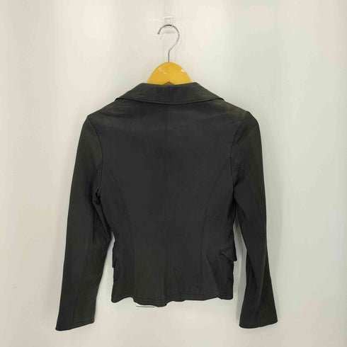 ボナジョルナータ BUONA GIORNATA Lamb ラムレザー 1B シングルテーラードジャケット Y2K レディース M