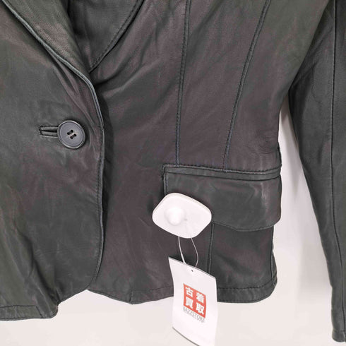 ボナジョルナータ BUONA GIORNATA Lamb ラムレザー 1B シングルテーラードジャケット Y2K レディース M