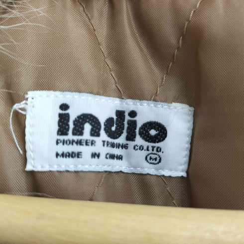 indio ファー パッチワークスエードジャケット レディース import:M