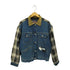 BREKER JEANS フランネスシャツ ドッキング 裏地キルティング 襟コーデュロイ デニムトラッカージャケット メンズ M