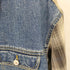 BREKER JEANS フランネスシャツ ドッキング 裏地キルティング 襟コーデュロイ デニムトラッカージャケット メンズ M