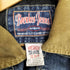 BREKER JEANS フランネスシャツ ドッキング 裏地キルティング 襟コーデュロイ デニムトラッカージャケット メンズ M