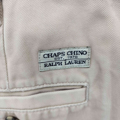 チャップスラルフローレン CHAPS RALPH LAUREN CHAPS CHINO 2タック チノスラックスパンツ メンズ 91cm