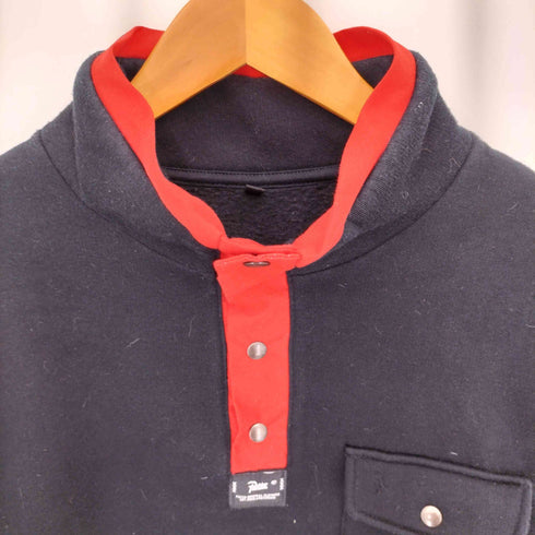 パタ PATTA フロントポケット スナップボタン モックネックスウェット トレーナー メンズ M