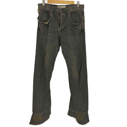 ダイリク DAIRIKU 24SS MY HERO Cowboy Shoes Draping Denim Pants メンズ 31