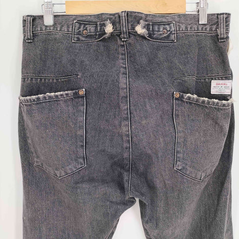 ダイリク DAIRIKU 24SS MY HERO Cowboy Shoes Draping Denim Pants メンズ 31