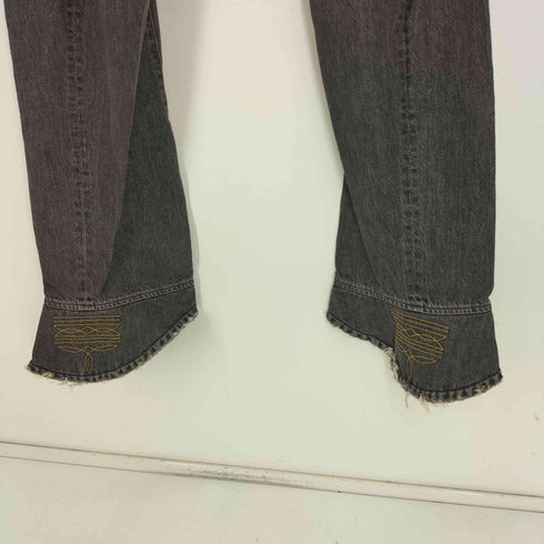 ダイリク DAIRIKU 24SS MY HERO Cowboy Shoes Draping Denim Pants メンズ 31