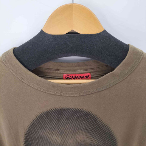 ヤマネギャランティード YAMANE GUARANTEED L/SグラフィックプリントTシャツ メンズ US:40