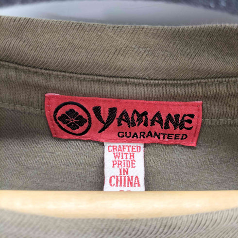 ヤマネギャランティード YAMANE GUARANTEED L/SグラフィックプリントTシャツ メンズ US:40