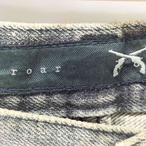 ロアー roar Dカン ダメージ加工 ブラックフレアデニム メンズ JPN:1