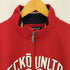 エコーアンリミテッド ECKO UNLTD 00s ラバーロゴプリント ジップアップトラックジャケット メンズ L