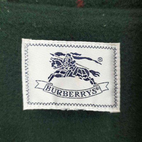 バーバリーズ BURBERRYS チェック柄切替ダッフルコート レディース