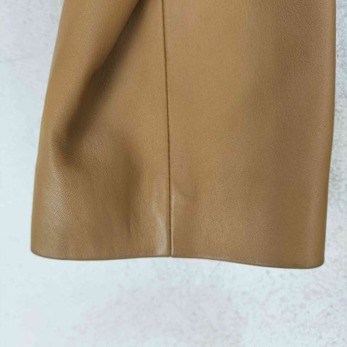 リアルレザー Real Leather ファー付シープスキンジャケット レディース