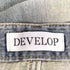 DEVELOP ライトブルー ワイドレッグデニム メンズ M