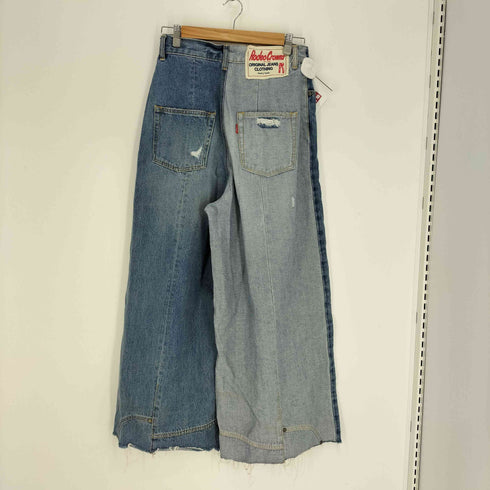 ロデオクラウンズ RODEO CROWNS クレイジーパターン カットオフ 1タック ダメージ ワイド バキー デニムパンツ メンズ JPN:M