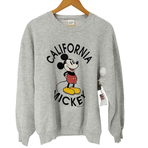 ベルバシーン Velva Sheen USA製 california キャラクタープリント クルーネックスウェット メンズ JPN:L
