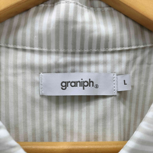 グラニフ graniph おれが行こう ルーズフィット半袖シャツ メンズ JPN:L