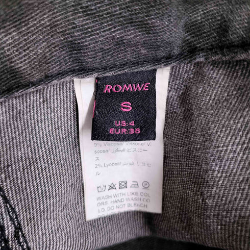 ダメージ加工 フレアデニムパンツ レディース JPN:S