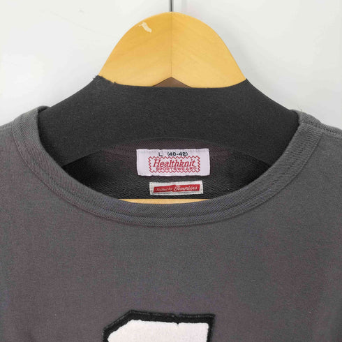ヘルスニット Healthknit イニシャルクルーネックスウェット メンズ JPN:L