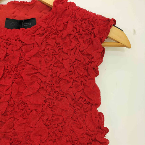 ザラ ZARA TEXTURED KNIT TOP レディース import:S