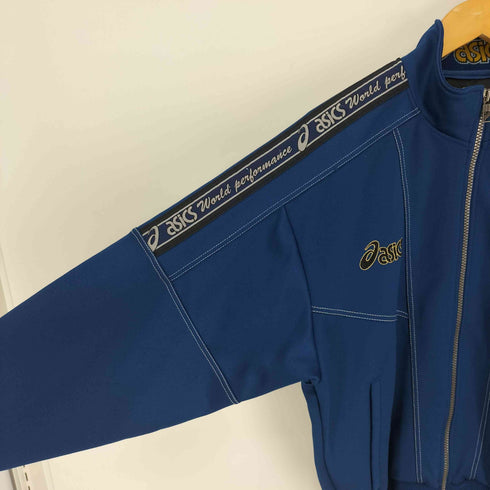 アシックス ASICS 90S JASPO ロゴ刺繍 サイドデザイン トラックジャケット メンズ JPN:L