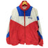 企業ロゴ ジップアップ ナイロン ジャケット マルチカラー メンズ import:XL