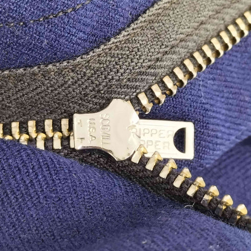 60S SCOVILL GRIPPERジップ 2タック ウールスラックス メンズ