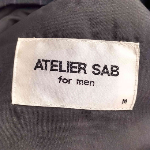 アトリエサブ ATELIER SAB ストライプ ダブル テーラードジャケット メンズ JPN:M